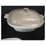Many Corningware Casserole Pans w/ Some Lids