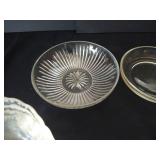 Glass Serving Bowl & Small Fruit Bowls