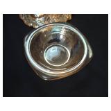 Indiana Glass "Loganberry" Carnival Glass Bowl & Jeannette Glass "Floragold" Berry Bowl
