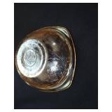 Indiana Glass "Loganberry" Carnival Glass Bowl & Jeannette Glass "Floragold" Berry Bowl