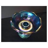 Indiana Glass Harvest Grape Taper Candle Holder