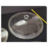 (5) Pyrex Lids- One is a Coffee Pot Style