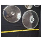 (5) Pyrex Lids- One is a Coffee Pot Style