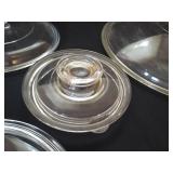 (5) Pyrex Lids- One is a Coffee Pot Style