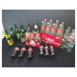 Huge Lot of Pop Bottles - Full & Empty