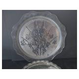 Misc Decorative Glass Plates, Including Federal Glass, Anchor Hocking, Etc