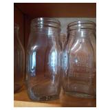 Glass Jars Marked "Hospital Size For Hospital Use Only"