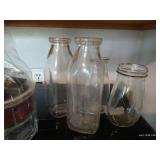 New in Box Blitzhacker Chopper & Vintage Glass Milk Jars