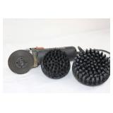 Warrior 4-1/2" Angle Grinder With Brush Attachments