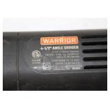 Warrior 4-1/2" Angle Grinder With Brush Attachments