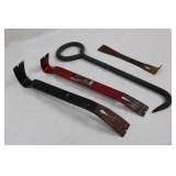 Pry Bar Set (Lot of 4)