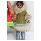 Doll Trio in Faux Fur Parkas