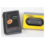 Aiwa HS-J315W & Yellow Stereo Cassette Players Mixed Lot