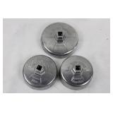 Oil Filter Wrench Cup Set (Lot of 3)