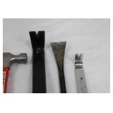 5-Piece Hammer & Pry Bar Mixed Lot