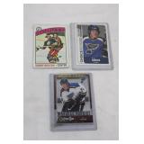 Henry Boucha & T.J. Oshie Hockey Cards Mixed Lot of 3