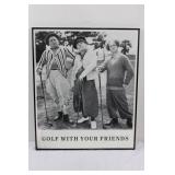Three Stooges Golf With Your Friends Framed Print
