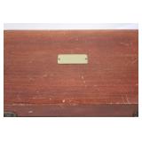 Oneida, Holmes & Edwards & International Silver Flatware Set in Wooden Chest