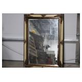 Ornate Framed Wall Mirror 43 X 31 in