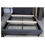 Queen Upholstered Bed Frame With Headboard & Slats