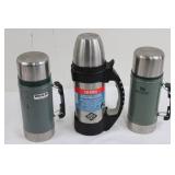 Stanley & Thermos Beverage Bottles Mixed Lot (3 Bottles)