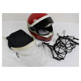 Simpson Motorcycle Helmet With Shields & Net