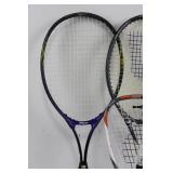 Wilson, Ektelon & Prince Tennis Racquet Mixed Lot