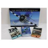 Mixed Lot: Flying Legends Book, 3 WWII Paperbacks & Focke-Wulf Model Kit