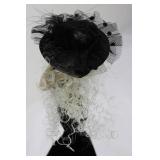 Decorative Fashion Doll Figurine in Black Gown