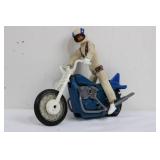 Vintage Evel Knievel Stunt Cycle Motorcycle Figure