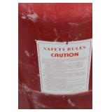 Portable Fire Suppression Tank on Cart