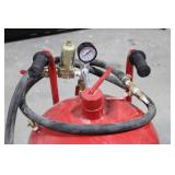 Portable Fire Suppression Tank on Cart