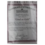 Ashton-Drake Galleries Good as Gold Doll With Certificate & Box