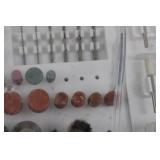 Rotary Tool Accessory Bit Set With Case
