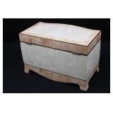 Ethan Allen Wood Jewelry Box With Mirror