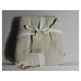 100% French Linen Duvet Cover - Full/Queen - Putty Heather | BOKSER HOME
