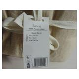 100% French Linen Duvet Cover - Full/Queen - Putty Heather | BOKSER HOME