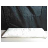 Lumbar Down Alternative White Bed Pillow - 16" x 44" | Bokser Home