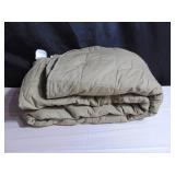 French Linen Box Stitch Quilt - King/Cal King - Moss | BOKSER HOME