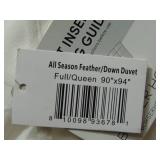 Feather & Down Duvet Comforter Insert - Full Queen - All Season | BOKSER HOME