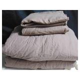 100% French Linen Duvet Cover & Sham Set - Full/Queen - Clove | Bokser Home