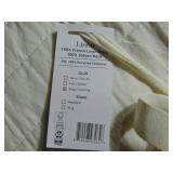 French Linen Channel Stitch Quilt - King/Cal King - Cream - Bokser Home