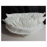 2 Pack Medium White Duck Feather & Down Bed Pillow - King | BOKSER HOME
