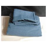 French Linen and Cotton Duvet Cover & Sham Set - Full/Queen - Baltic | BOKSER HOME