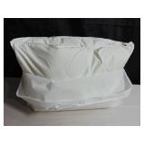 Medium 700 Fill Power Luxury White Duck Down Machine Washable White Bed Pillow - Standard/Queen | BOKSER HOME