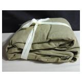 100% French Linen Duvet Cover - Full/Queen - Moss | BOKSER HOME