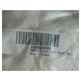 100% French Linen Duvet Cover - King/Cal King - Cream | BOKSER HOME