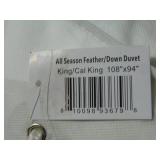 Feather & Down Duvet Comforter Insert - King/Cal King - All Season | BOKSER HOME