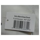 Extra Warm 700 Fill Power Luxury White Duck Down Duvet Comforter Insert - Full/Queen | BOKSER HOME