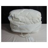 Lightweight 700 Fill Power Luxury White Duck Down Duvet Comforter Insert - Full/Queen | BOKSER HOME